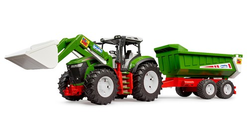 Bruder traktor mit anhänger - mit,