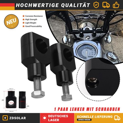 1zoll motorrad lenker riser - 2x,