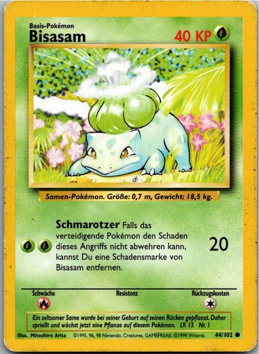 Pokémon bisasam 102 - pokémon, 44/102