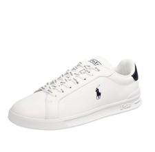 Ralph Lauren Heritage Court - Low Sneaker aus weißem Leder - Größe 42 [9 US 2