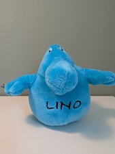 Lino von  Linola Plüsch - Stofftier Werbefigur ca. 13cm blau