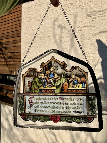Glasmalerei-Fensterbild