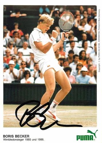 Autogramm boris becker - boris,