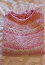 Norweger Damen  Strick Pullover Grösse 40  Handarbeit 