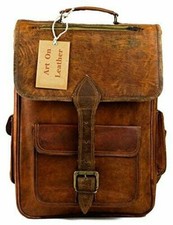 Herren Leder Rucksack Tasche