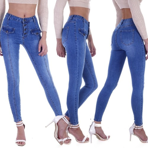 Damen röhrenjeans high waist - röhrenjeans,