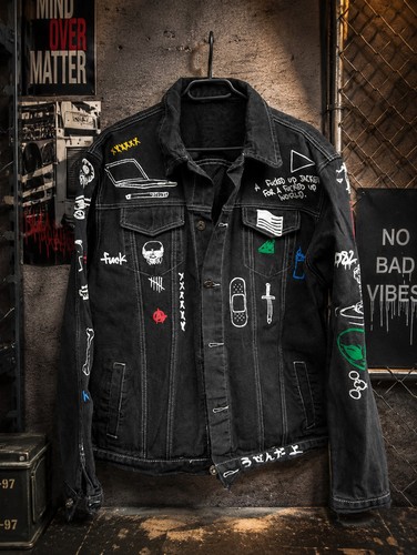 Schwarze grunge y2k - schwarze, streetwear