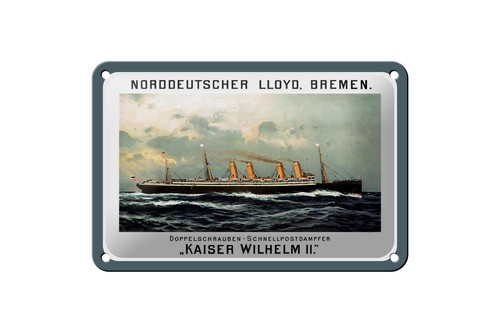 Blechschild reise 12x18 - reise, cm