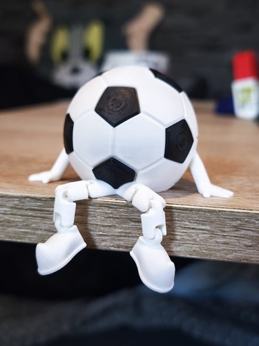 Dekorative fußball figur - dekorative,