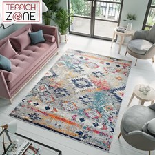 Modern Teppich Kurzflor Bunt