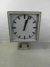Uhr Bahnhofsuhr Antik Riesig Öffentlichkeit Beidseitig Sammler Metall Loft Rar