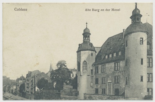 Coblenz alte burg der - ak,