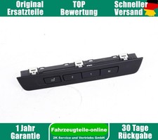 Sitz Taste Schalter Sitzheizung Memory rechts 9215768 BMW 7er F01