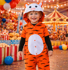 Tigerkostüm Baumwolle Kinder