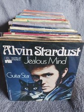 Single7"Alvin Stardust..Jealous Mind/Guitar Man..Siehe Foto Sammelaufgabe