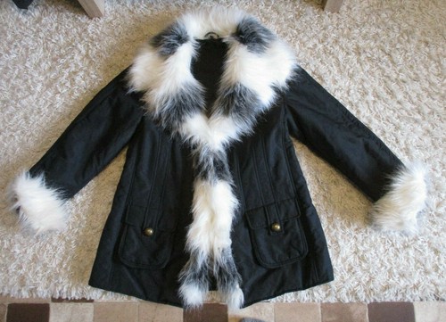 Schwarze winterjacke von - schwarze,