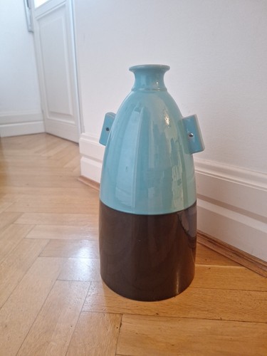 Bitossi vase türkis - bitossi, schwarz