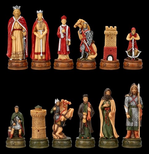 Schachfiguren set camelot - schachfiguren,