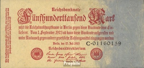 Banknoten deutsches reich 1923 - reich,
