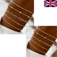 5 Stück dünne Kette Armband