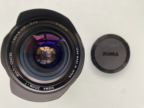 Sigma 35mm 3 - 21-35mm, f/3.5-4