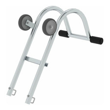 MUNK Firstbügel Leiteraufsatz Dachreparatur Aluminium Laufrollen Sprossen 30x30