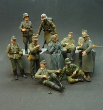 10 deutsche Grenadiere gebaut und bemalt 1:35  Kunststoff
