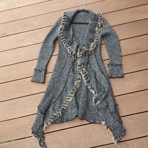 Lagenlook strickmantel wolle - strickmantel,