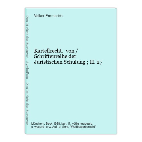 Kartellrecht von - von, /