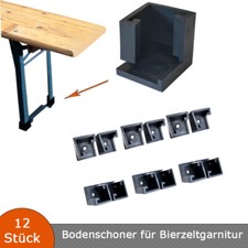 Bodenschoner für Bierzeltgarnitur - Bierbank/Festzeltgarnitur/Boden Schutz 12 St