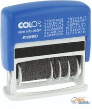 Datumstempel colop mit 12 - datumstempel,
