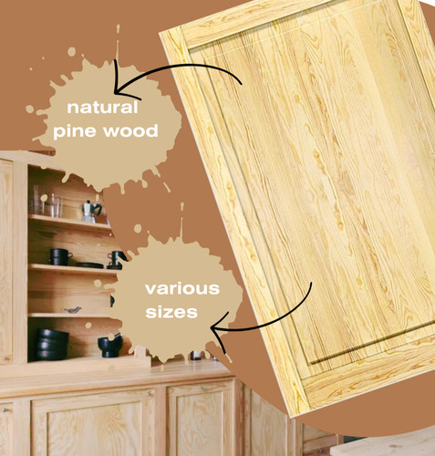 Kiefer natur schlicht front - kiefer,