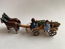 Pferdegespann Bauer mit Frau