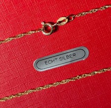 Singapur Kette Echt Silber 925