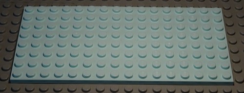 Lego platte 8x16 aqua - lego,