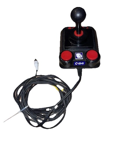 Vintage commodore c64 joystick - vintage,
