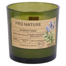 Duft-Kerzenglas - Rosmarin-Lavendel - Holzdocht