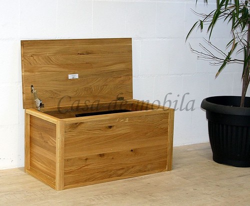 Massivholz truhe 80x40x40 - massivholz,