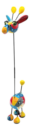 Crazy giraffe pop - pop, skulptur