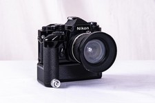 Nikon FE2 black + MD12 VERY GOOD CONDITION