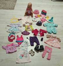 Baby Born - großes Konvolut mit  Puppe Bekleidung und viel Zubehör 34 TL.