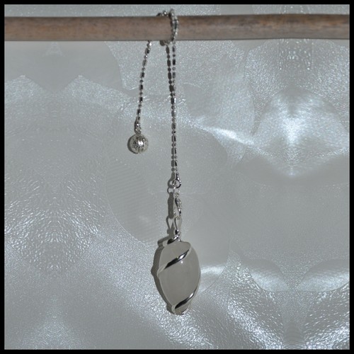 Spiral pendel mit bergkristall - spiral,