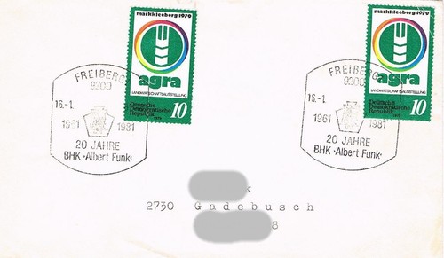 Ddr sonderstempel freiberg - sonderstempel,
