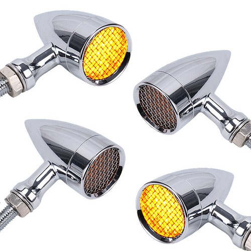 Chrom motorrad led blinker - 4x,