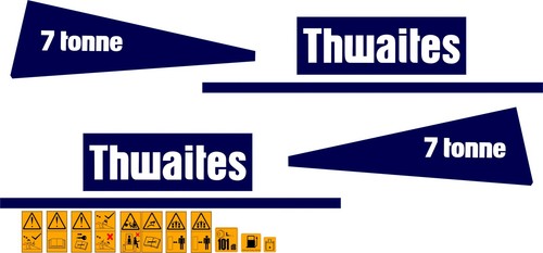 Thwaites tonnen dumper - tonnen,