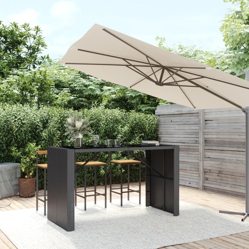 Bartisch mit glasplatte - bartisch,