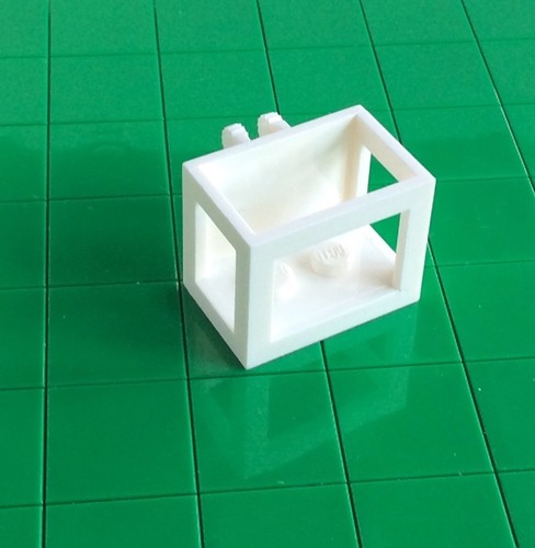 Lego korb 3x3x2 weiß - #,