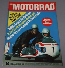 Das Motorrad 16/1973 Zündapp KS 50, BMW R 75/5, Kent Anderson Poster