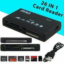 All In One  Memory Card Reader USB External SD SDHC Mini Micro M2 MMC XD CF MS ♈