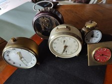   Konvolut Wecker voll Funktionsfähig Junghans TriVOx Dugena leise Trio, Looping